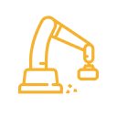 Excavator and drill rig icons